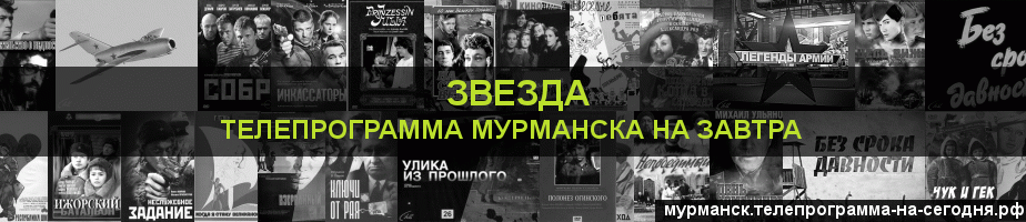 Телепрограмма на завтра канала Звезда, Мурманск